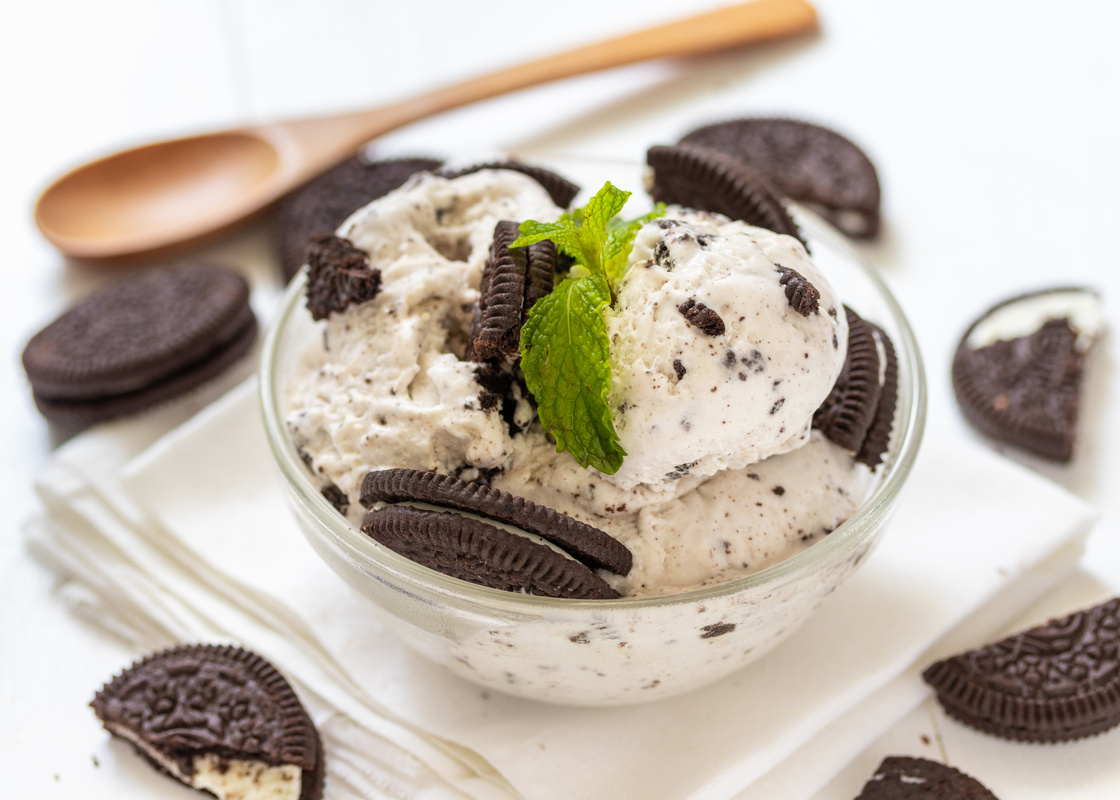 Cookies and cream ice cream