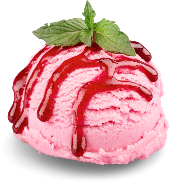 Strawberry Ice Cream Scoop